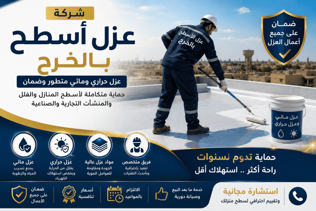 شركة عزل اسطح بالخرج